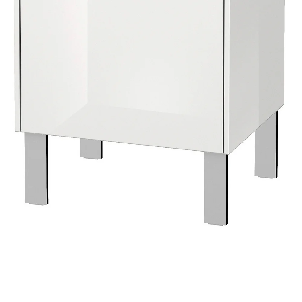 Duravit Sockelfüße Chrom, 4 Stück