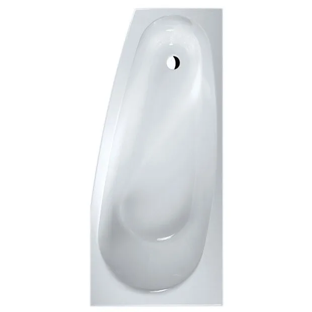 DUSCHOLUX Piccolo 164 Kleinraum Badewanne Einbau Ecke rechts