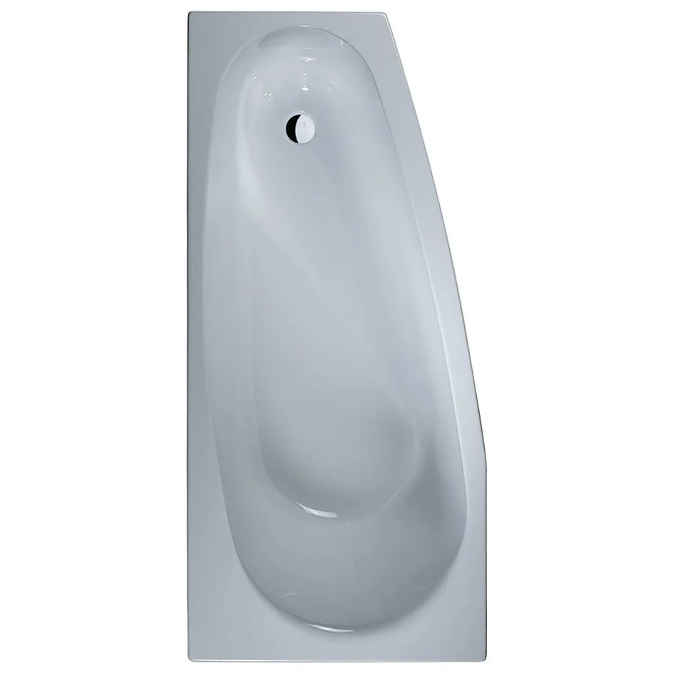 DUSCHOLUX Piccolo 173 Kleinraum-Badewanne Einbau Ecke links