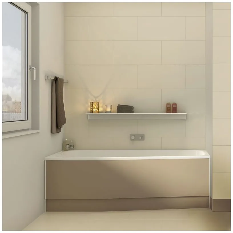 DUSCHOLUX Piccolo 173 Kleinraum-Badewanne Einbau Ecke links Bild 2