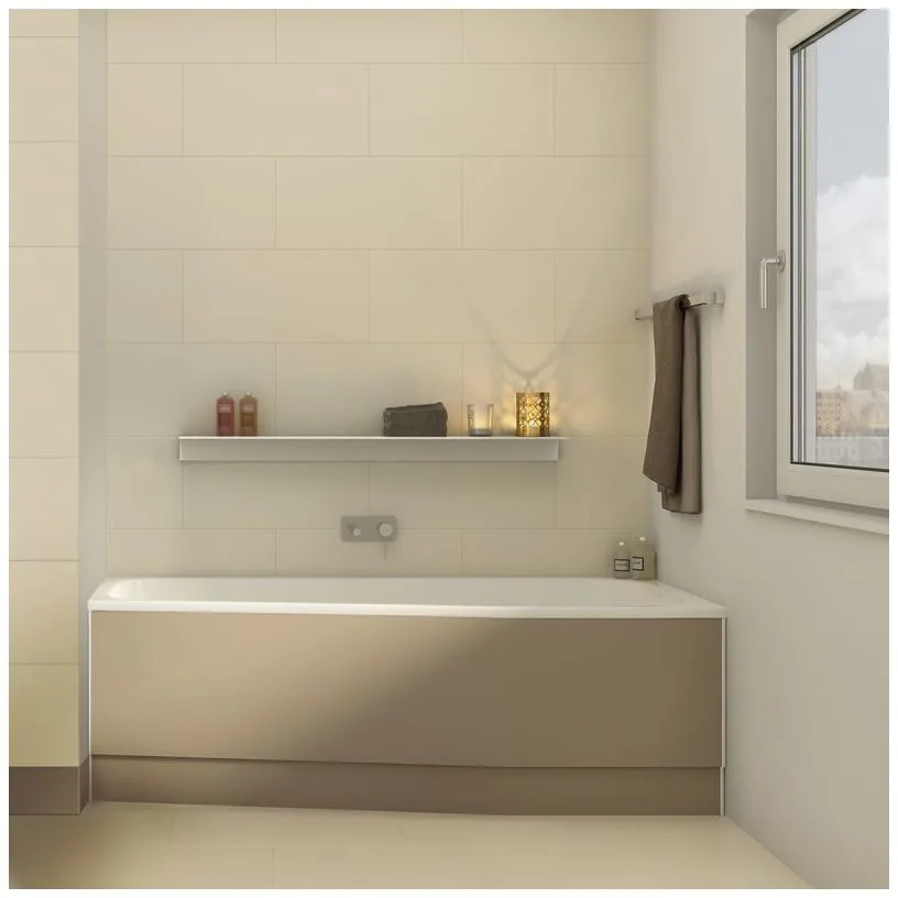 DUSCHOLUX Piccolo 174 Kleinraum-Badewanne Einbau Ecke rechts Bild 2