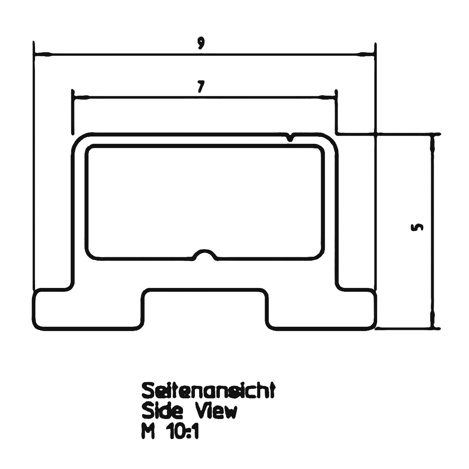 DUSCHOLUX Ersatz-Magnetprofil für Magic Five Bild 2