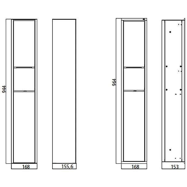 Emco asis 150 Gäste WC-Modul Unterputzmodell Bild 5