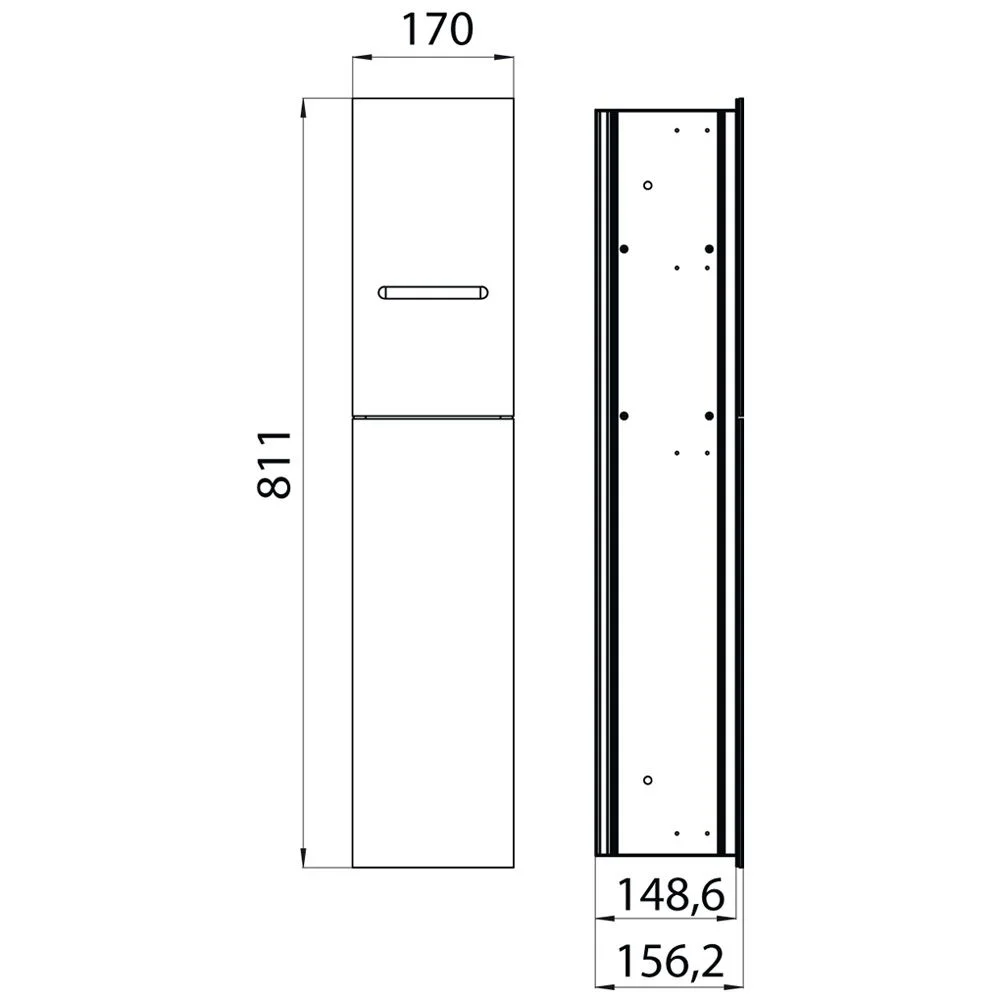 Emco asis 2.0 WC-Modul Unterputzmodell, Anschlag links Bild 4