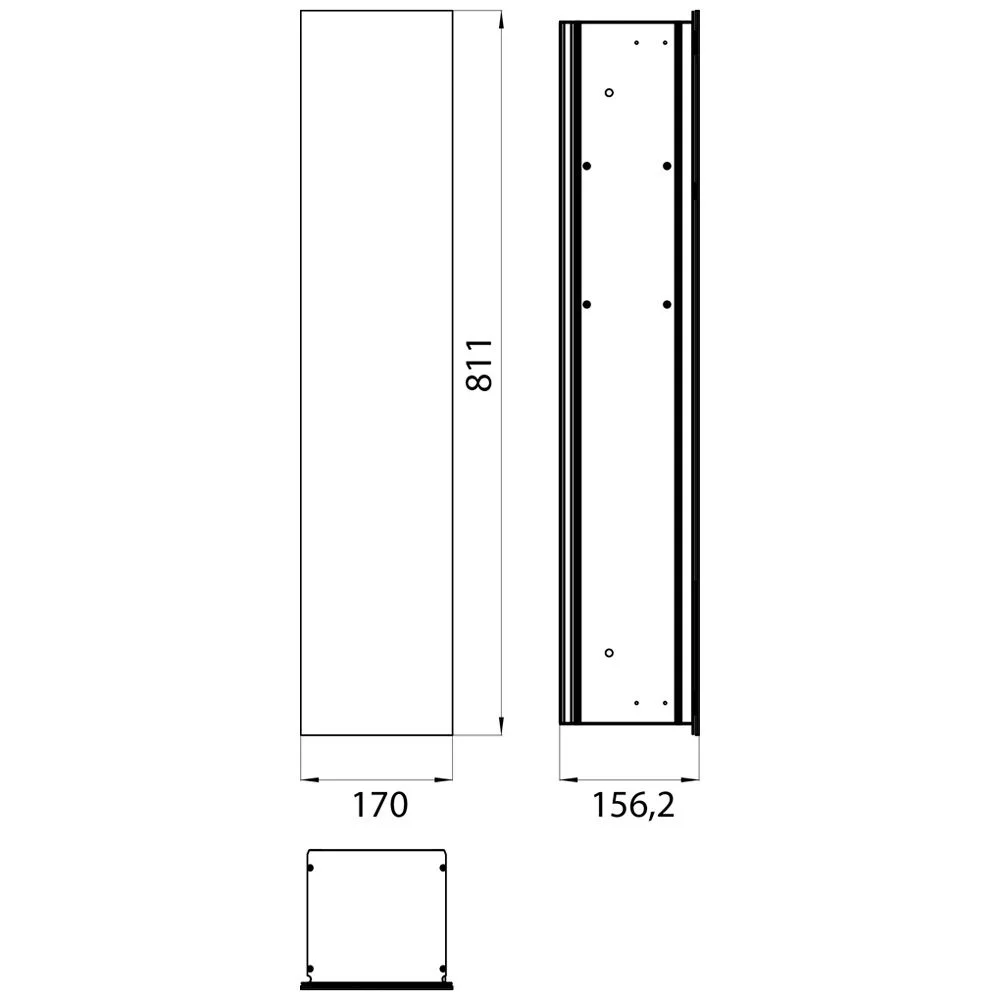 Emco asis 2.0 WC-Modul Unterputzmodell, Türanschlag links Bild 3
