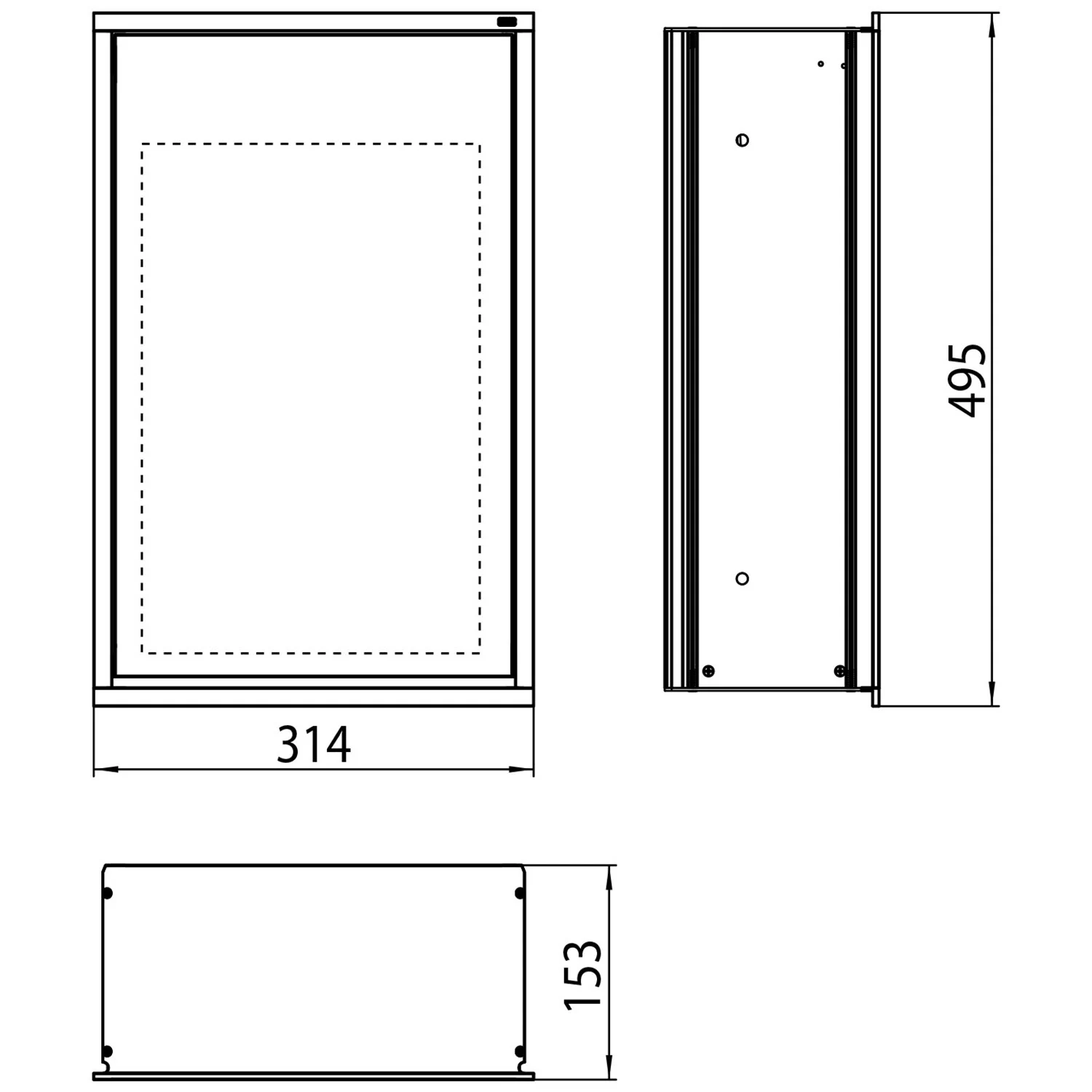 Emco asis 300 Abfallsammler-Modul, Unterputzmodell Bild 3