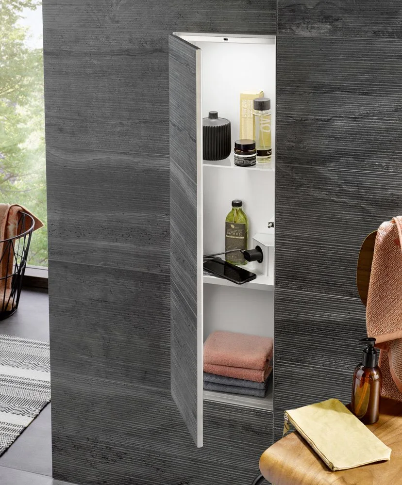 Emco asis plus Schrankmodul - Unterputzmodell 25 x 90 cm Bild 3