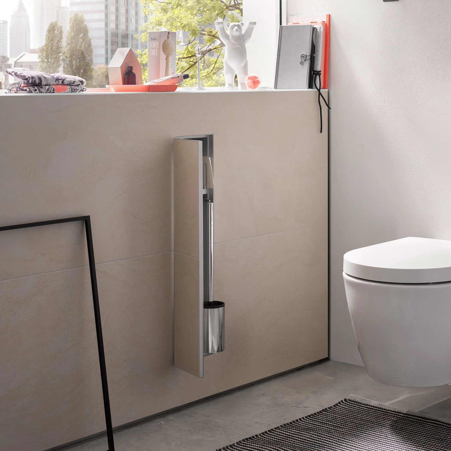 Emco asis plus WC-Modul - Unterputzmodell 15,4 x 65,8 cm, Türanschlag rechts Bild 3