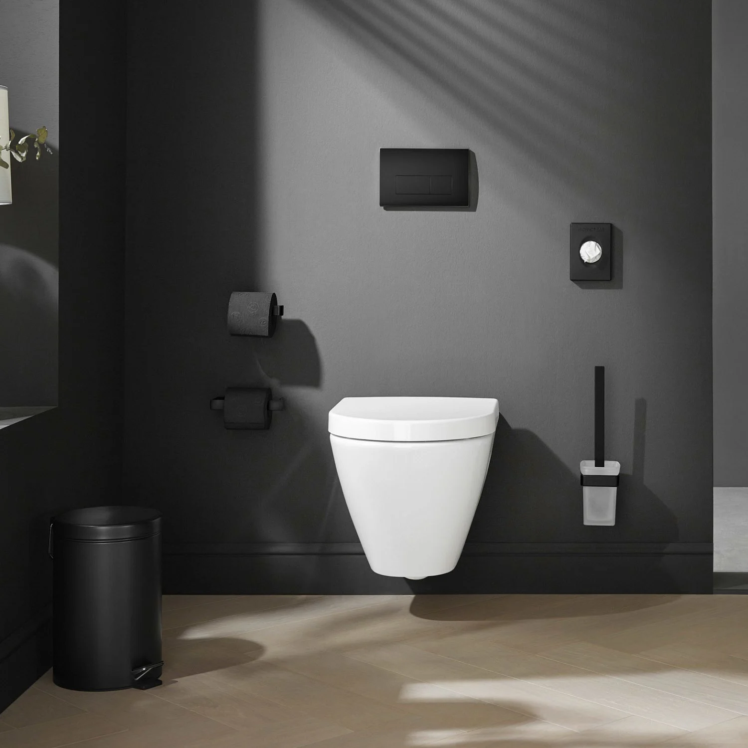 Emco Loft black Toilettenbürstengarnitur für Wandmontage Bild 3