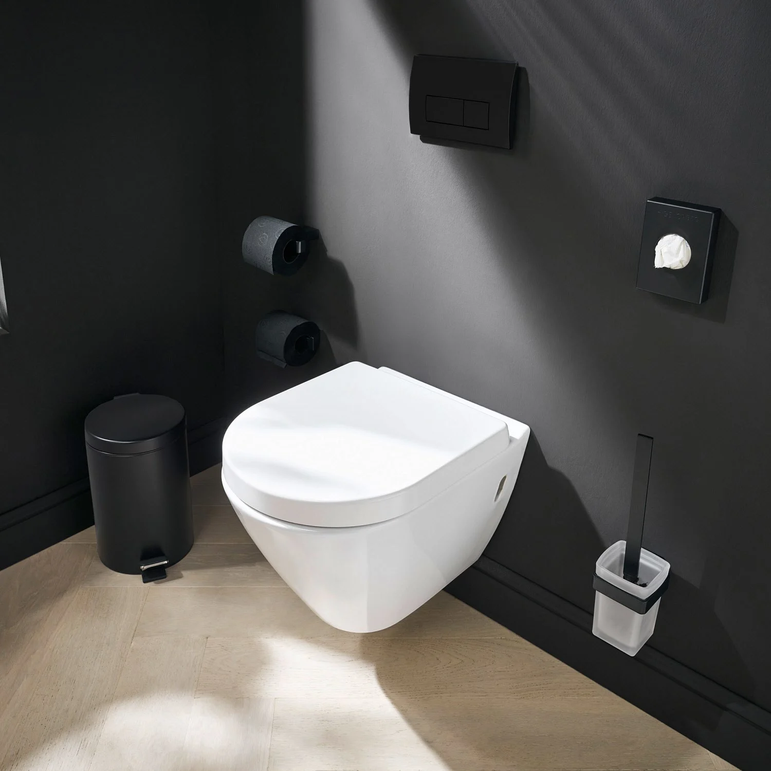Emco Loft black Toilettenbürstengarnitur für Wandmontage Bild 4