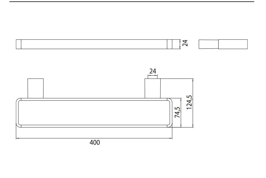 Emco Loft Relingsystem, 40 cm Bild 3