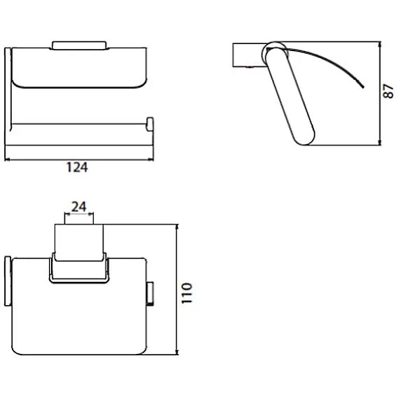Emco system 2 Papierhalter Bild 2