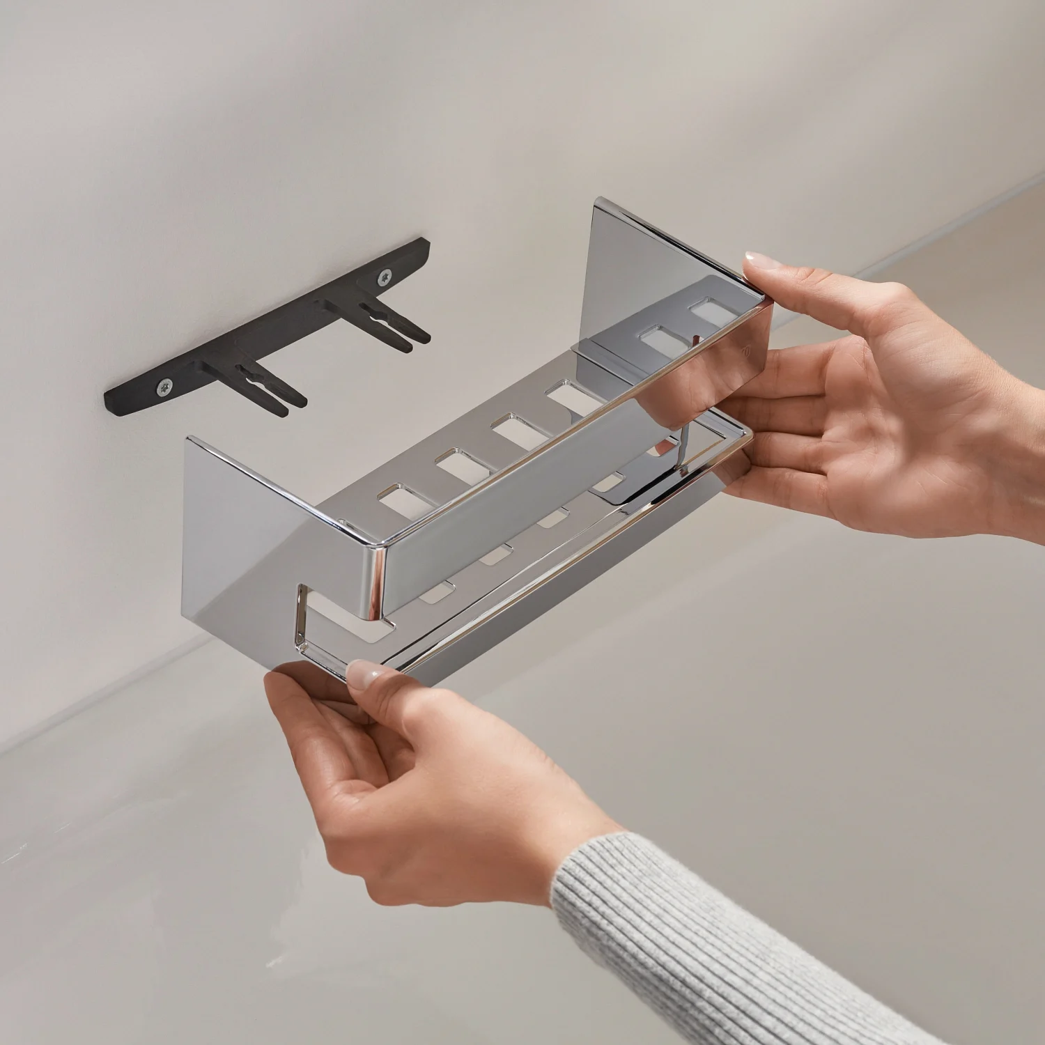 Emco system 2 Wandkorb mit verdeckter Befestigung, abnehmbar Bild 5