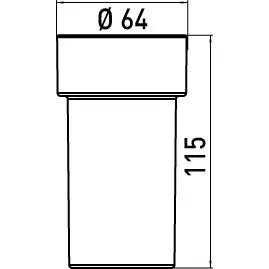Emco Ersatz-Mundspülglas für polo Glashalter Bild 2