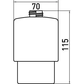 Emco Ersatz-Seifenspenderglas Bild 2