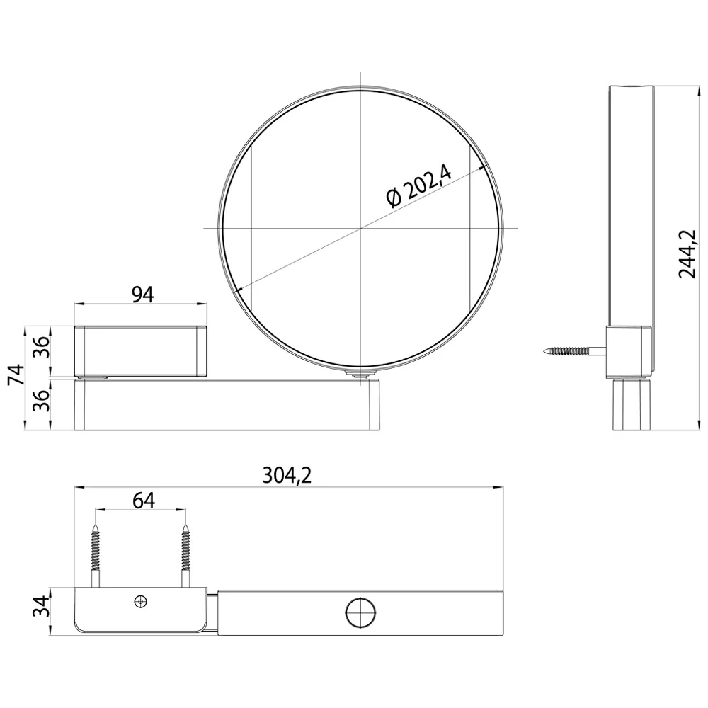 Emco LED-Rasier- und Kosmetikspiegel Bild 3