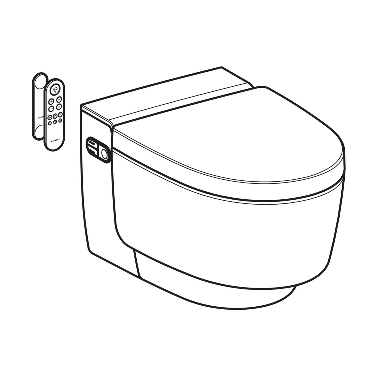 Geberit AquaClean Mera Classic WC-Komplettanlage Wand-WC Bild 4