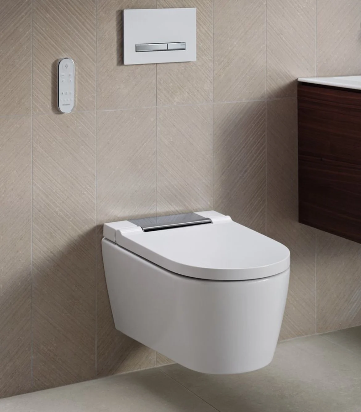 Geberit AquaClean Sela WC-Komplettanlage Wand WC Bild 3