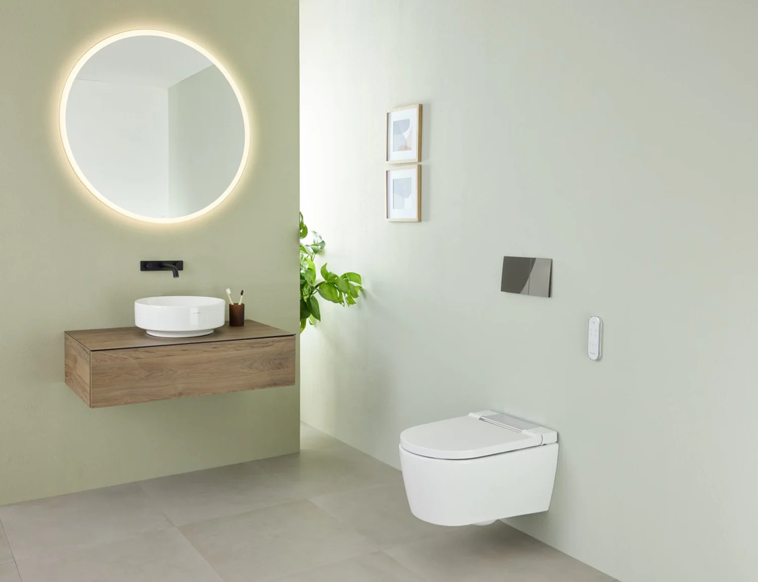 Geberit AquaClean Sela WC-Komplettanlage Wand WC Bild 8