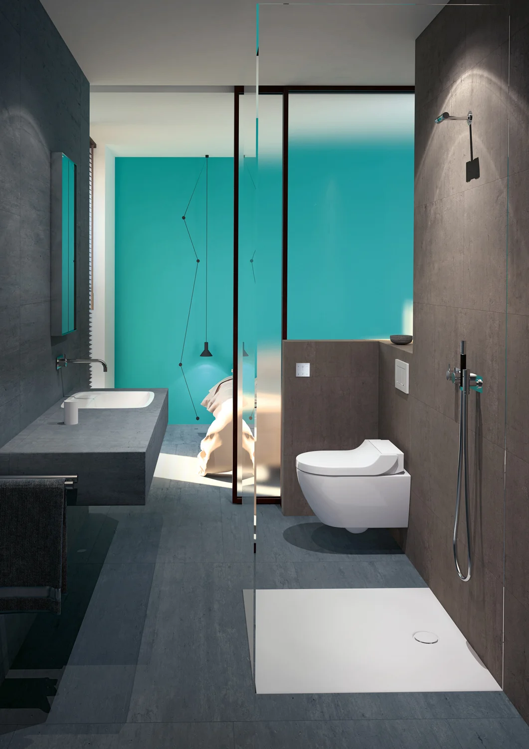 Geberit AquaClean Tuma Comfort WC-Komplettanlage Wand-WC Bild 7