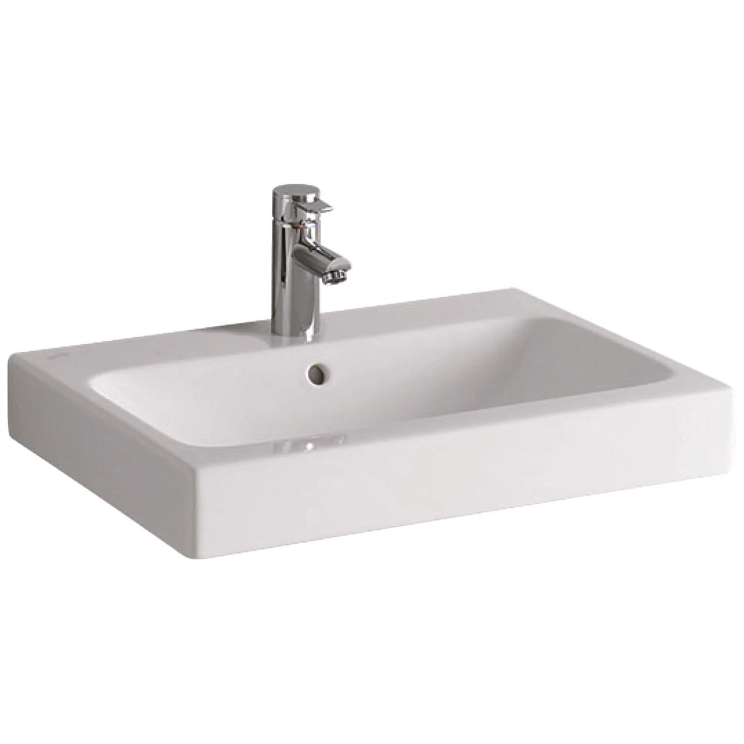 Geberit iCon Aufsatzwaschtisch 60 cm mit Hahnloch