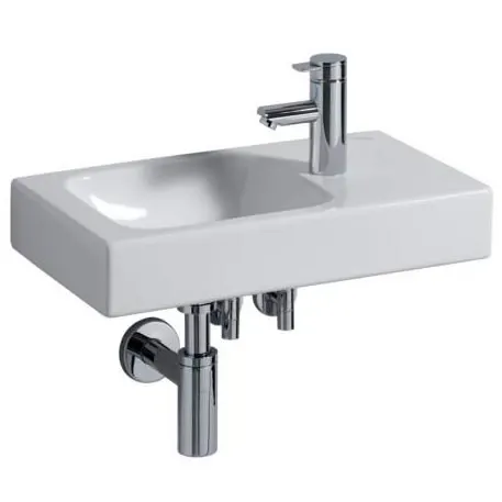 Geberit iCon Handwaschbecken 53 cm mit Ablagefläche rechts
