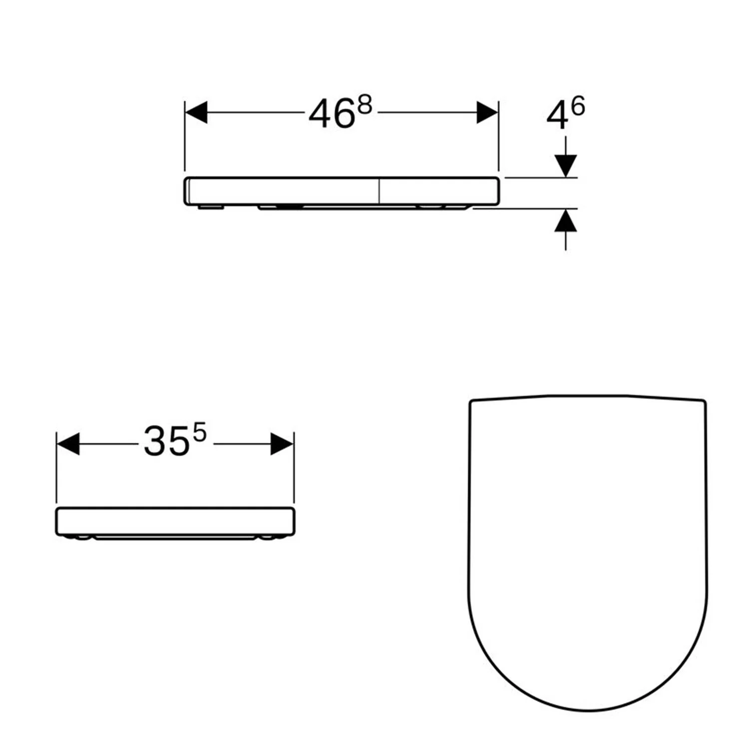 Geberit iCon WC-Sitz ohne Absenkautomatik Bild 4