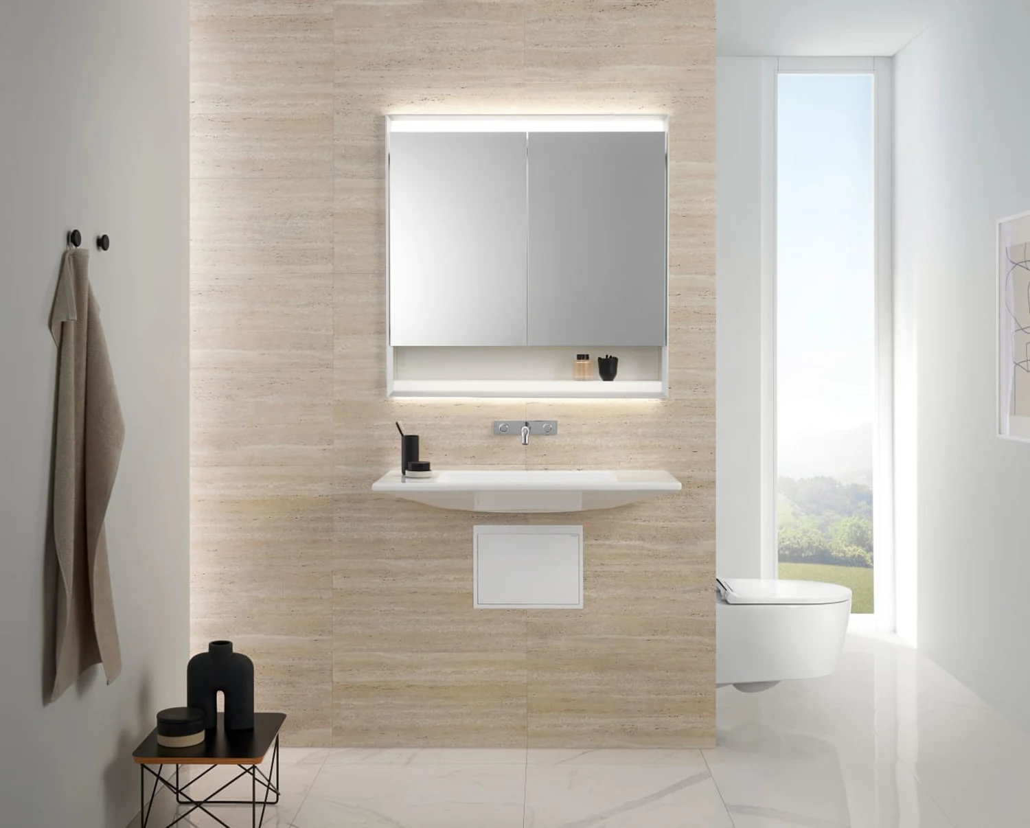 Geberit ONE Wand-Tiefspül-WC, mit TurboFlush und WC-Sitz Bild 7