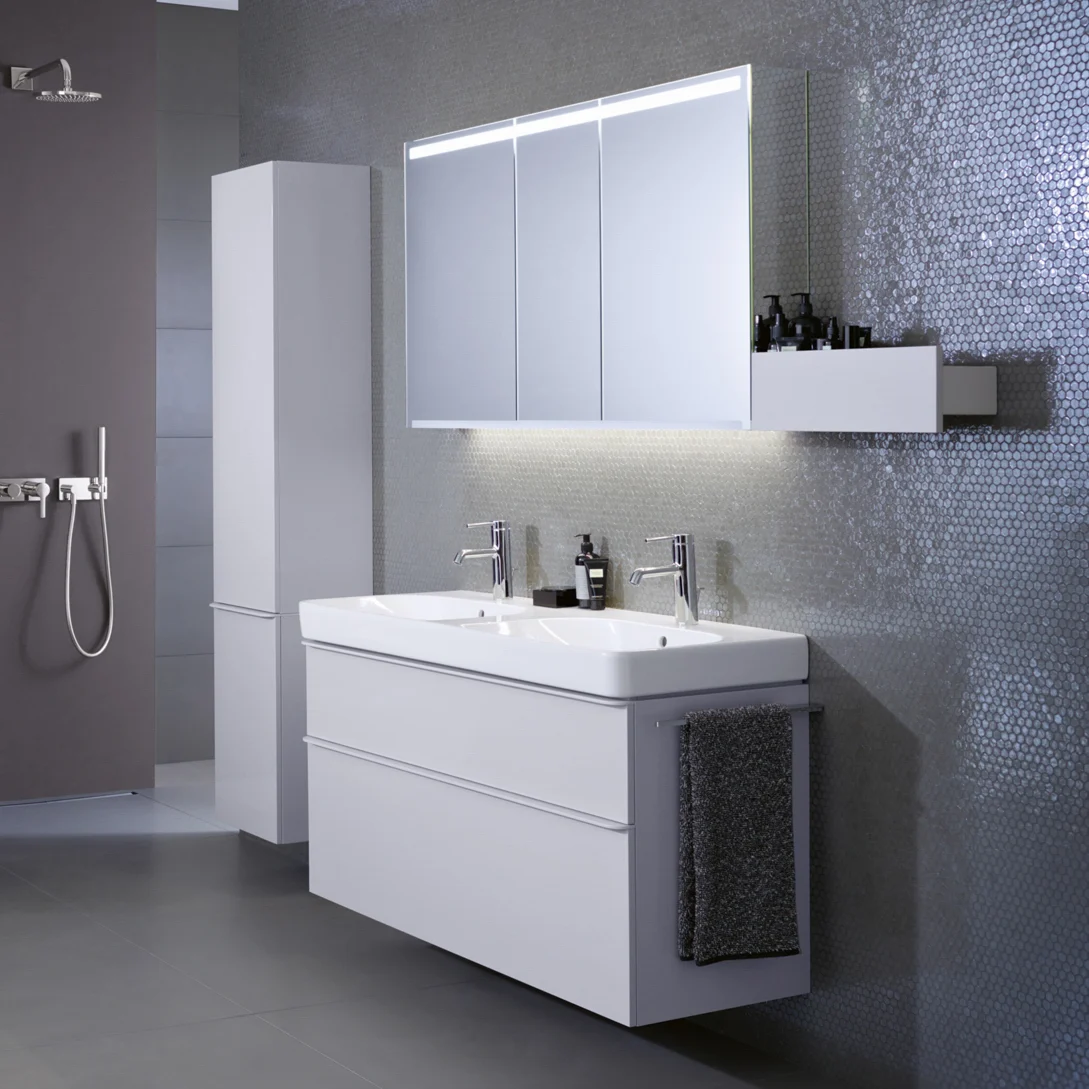 Geberit Smyle Square Doppelwaschtisch 120 cm Bild 2