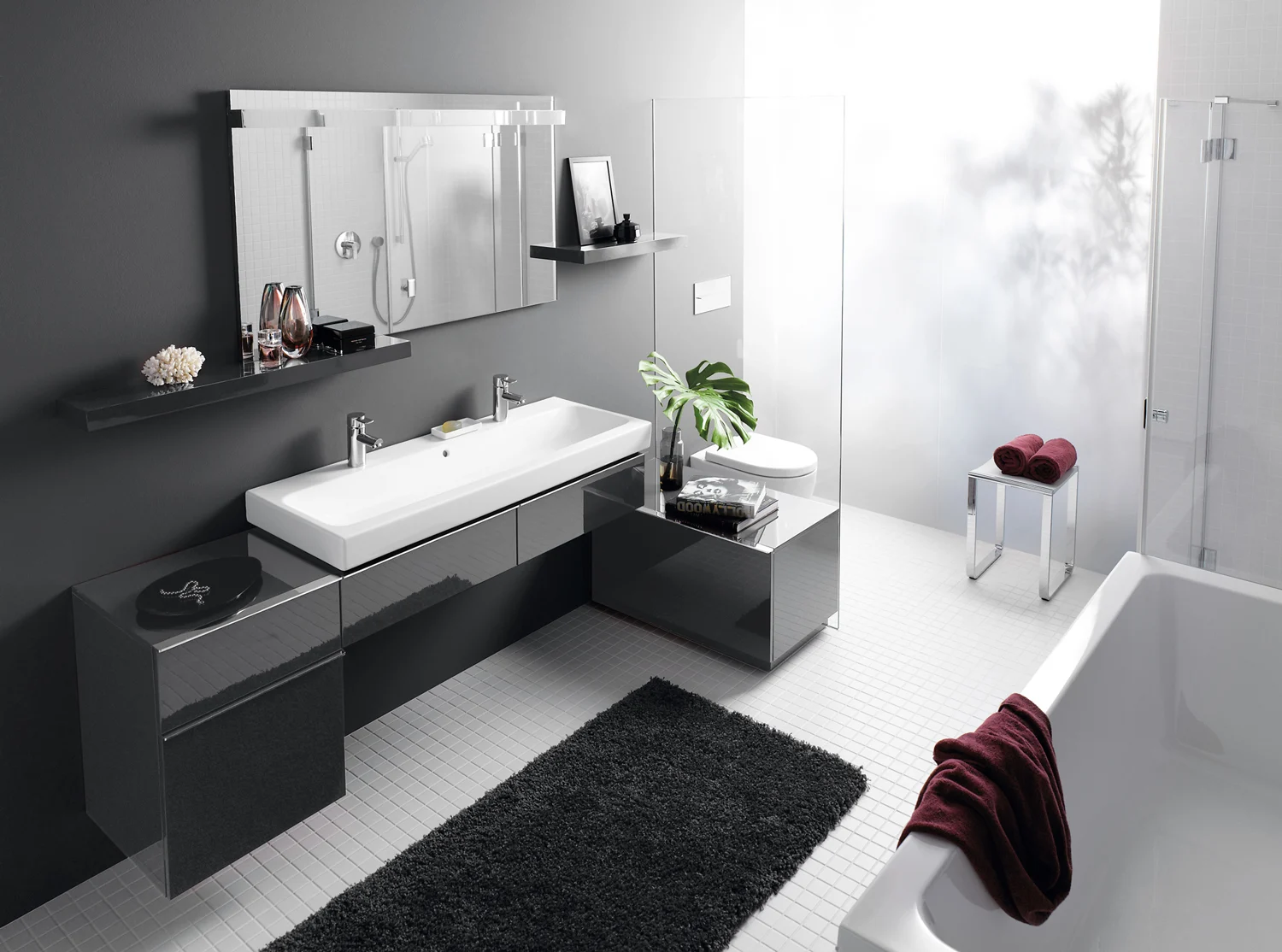 Geberit iCon Waschtisch 120 cm mit 2 Hahnlöchern Bild 2