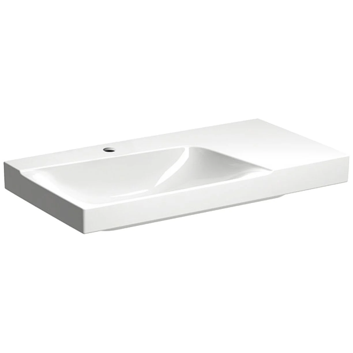 Geberit Xeno² Waschtisch 90 cm mit Ablagefläche rechts