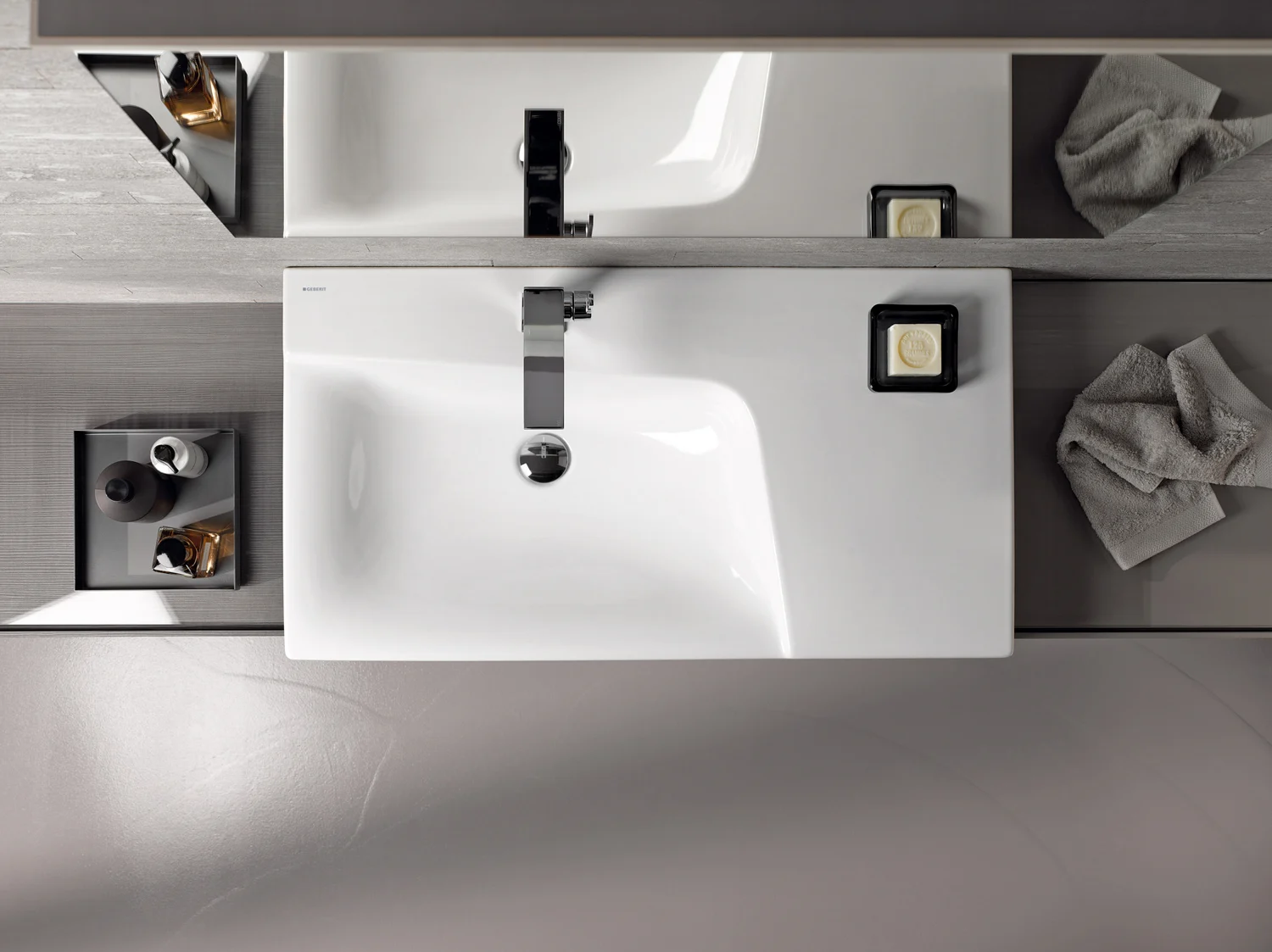 Geberit Xeno² Waschtisch 90 cm mit Ablagefläche rechts Bild 2