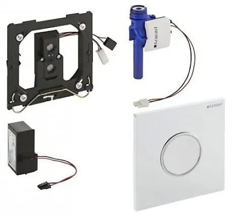 Geberit Urinalsteuerung mit elektronischer Spülauslösung, Netzbetrieb, Typ 10 Abdeckplatte Bild 2