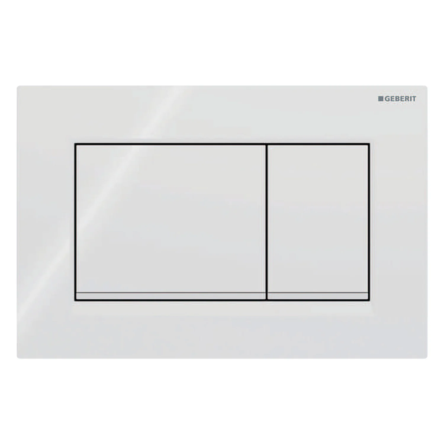 Geberit Sigma 20 square Betätigungsplatte für 2-Mengen-Spülung