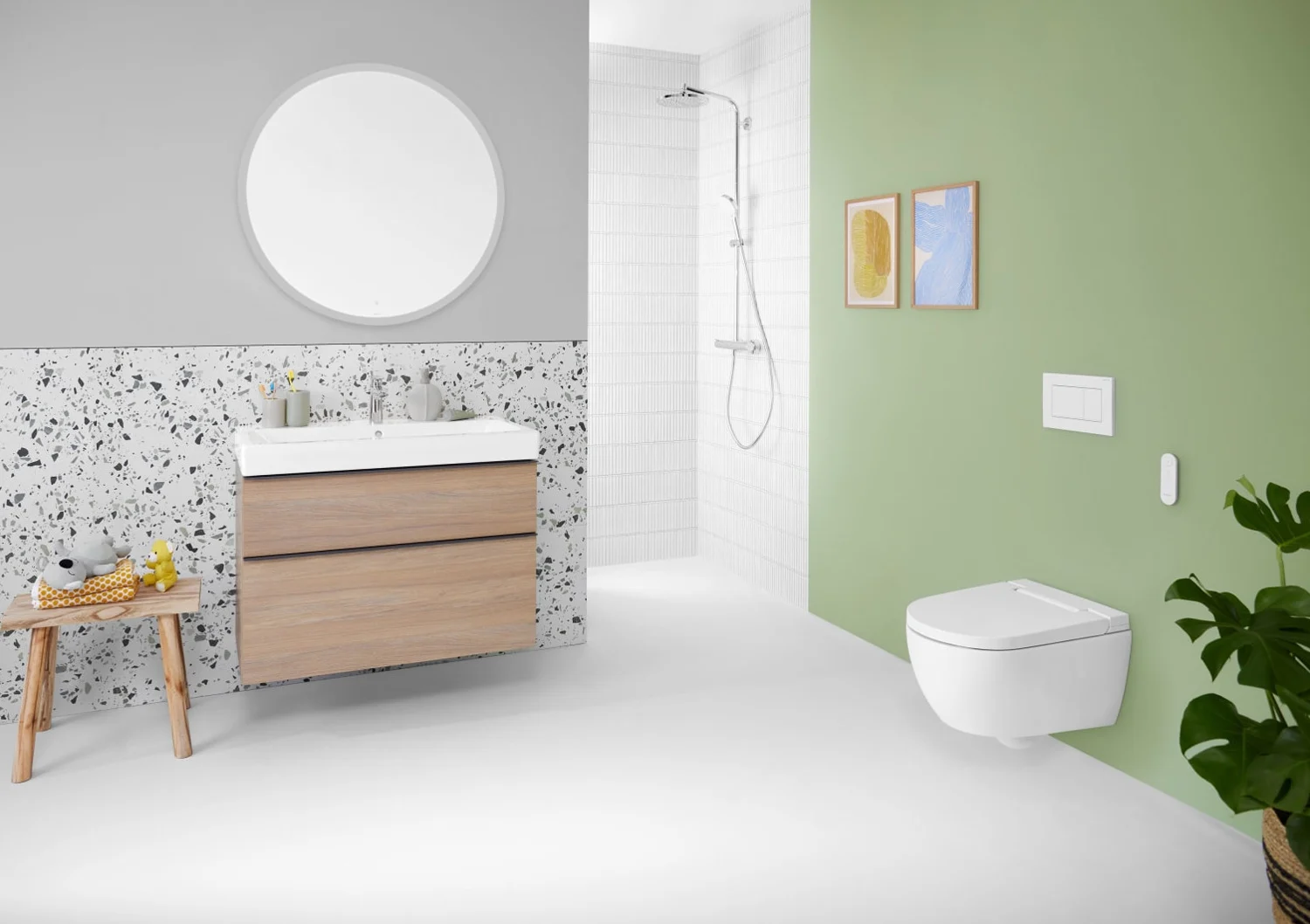 Geberit Sigma 20 square Betätigungsplatte für 2-Mengen-Spülung Bild 4