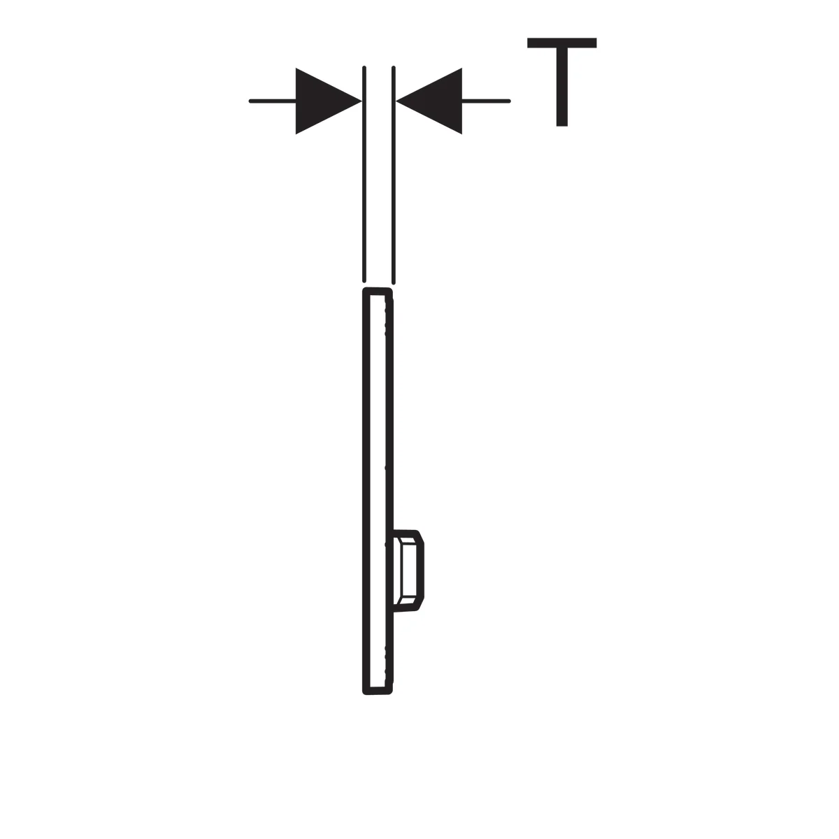 Geberit Sigma 50 Betätigungsplatte für 2-Mengen-Spülung Bild 4