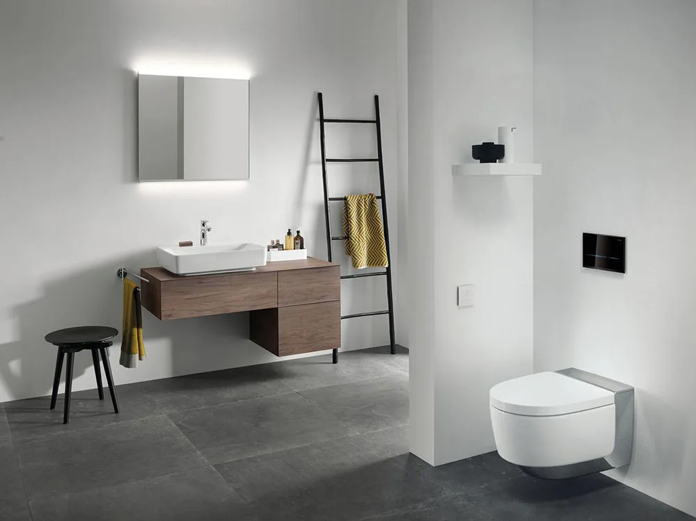 Geberit Betätigungsplatte Sigma80 berührungslos, WC-Steuerung mit elektronischer Spülauslösung Bild 2