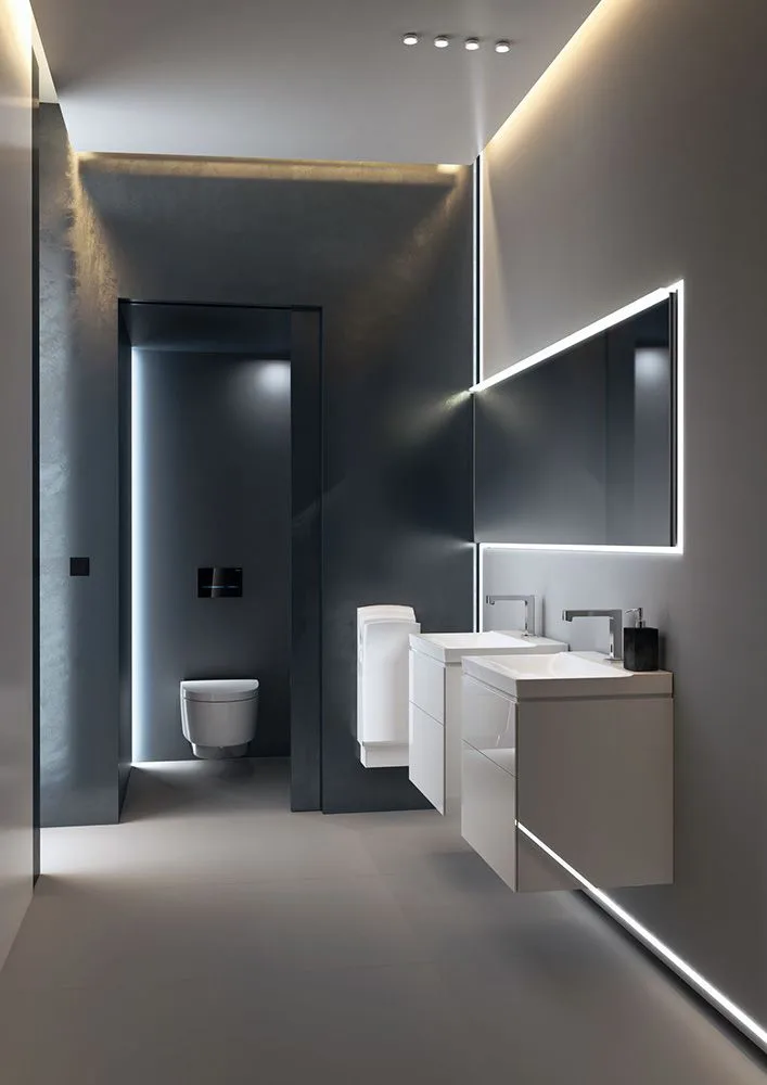 Geberit Betätigungsplatte Sigma80 berührungslos, WC-Steuerung mit elektronischer Spülauslösung Bild 4