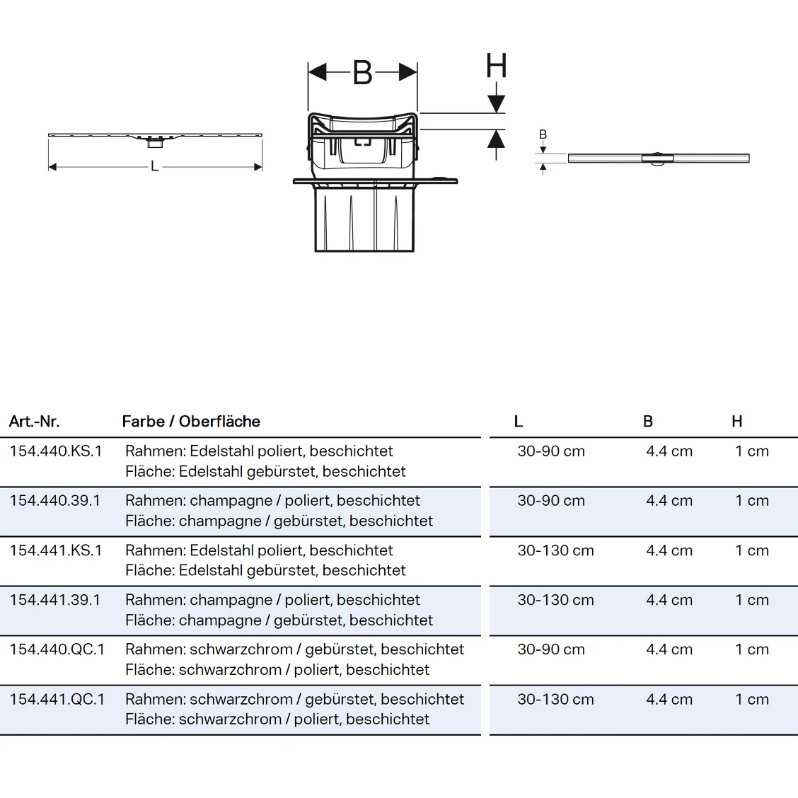 Geberit CleanLine 80 Duschrinne 90 cm Bild 5
