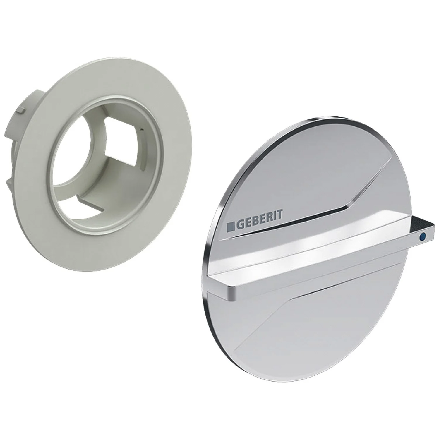 Zestaw siłownika Geberit widok z boku, Geberit