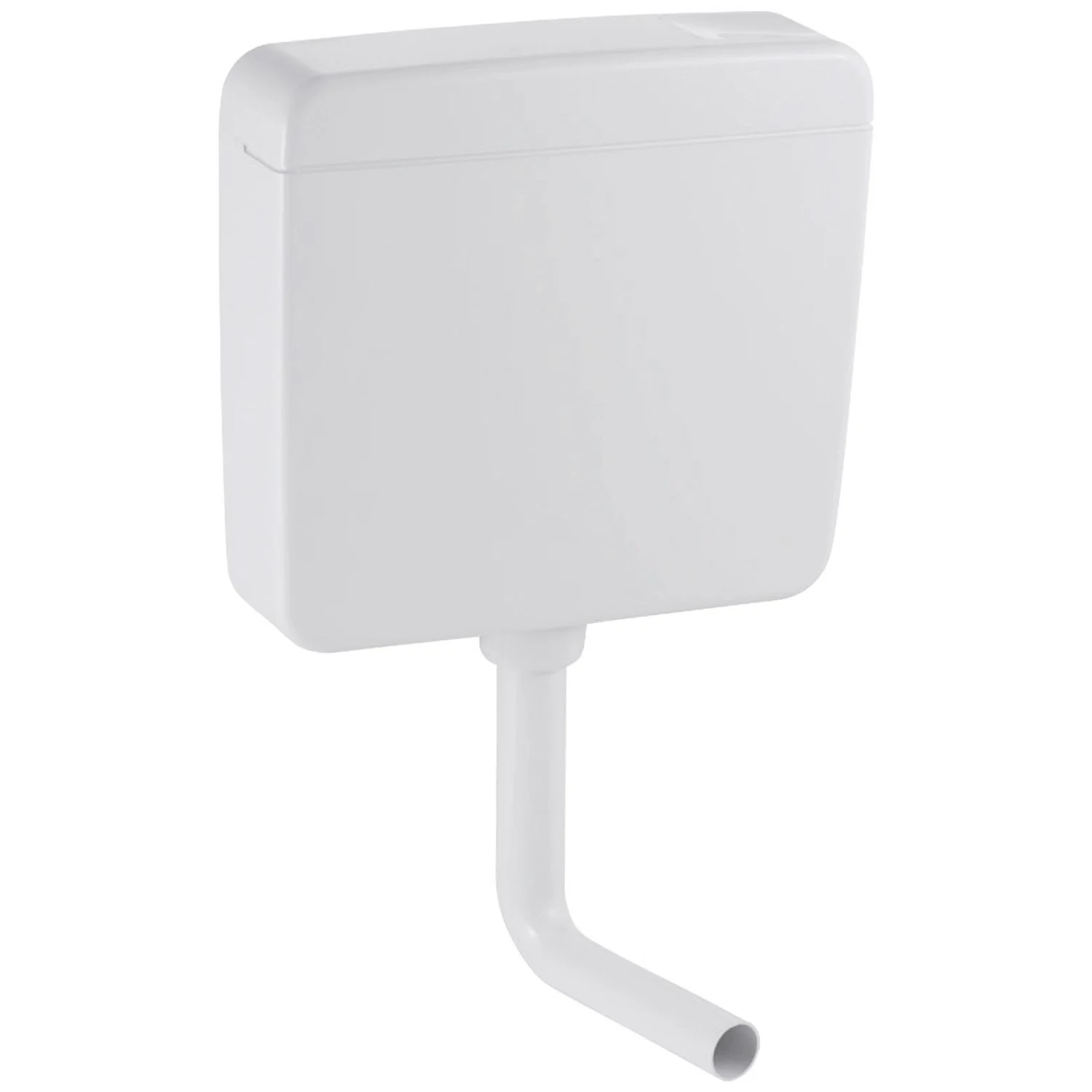 Geberit AP-Spülkasten AP127 tiefhängend mit Spül-Stopp-Spülung, Anschluss unten links