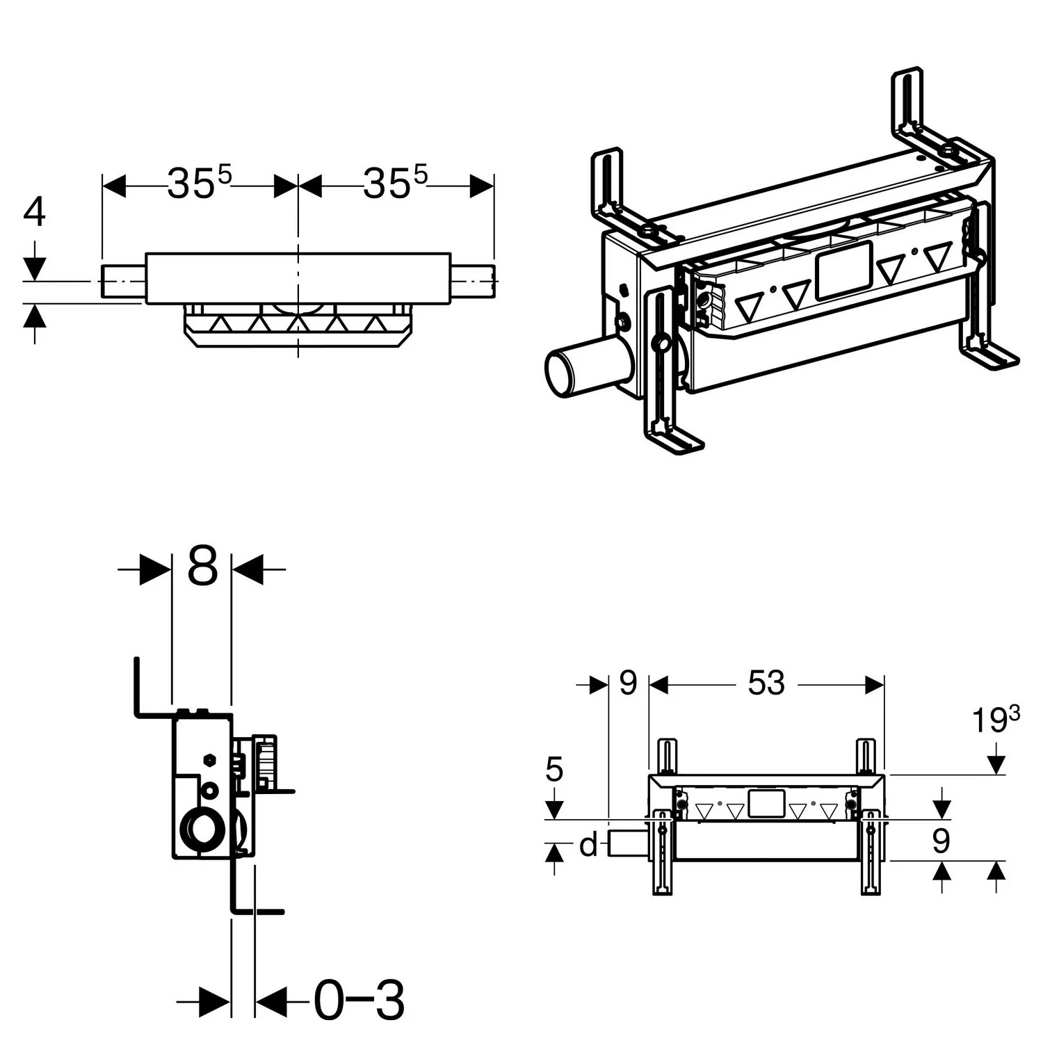 Geberit Kombifix Element für Dusche Bild 5