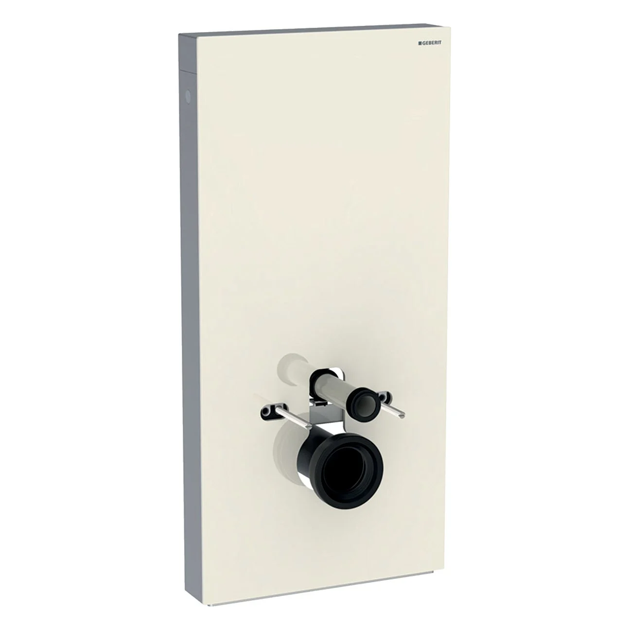 Geberit Monolith Sanitärmodul für Wand-WC, 101 cm, mit Anschlussstutzen, Wasseranschluss seitlich