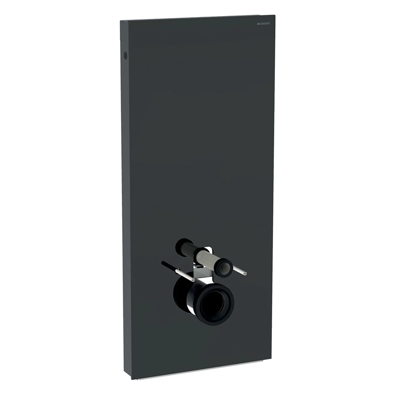 Geberit Monolith Sanitärmodul für Wand-WC 114 cm mit Anschlussstutzen, Wasseranschluss hinten mittig