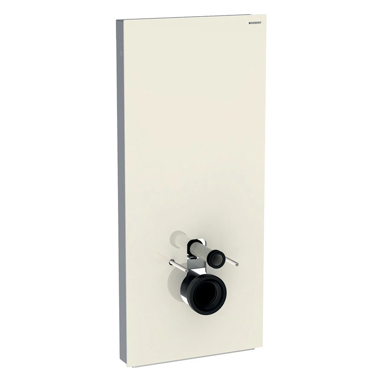 Geberit Monolith Sanitärmodul für Wand-WC 114 cm mit Anschlussstutzen, Wasseranschluss hinten mittig