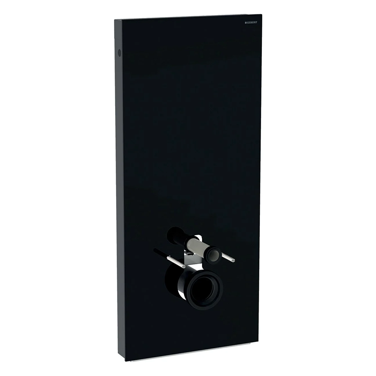 Geberit Monolith Sanitärmodul für Wand-WC 114 cm mit Anschlussstutzen, Wasseranschluss hinten mittig