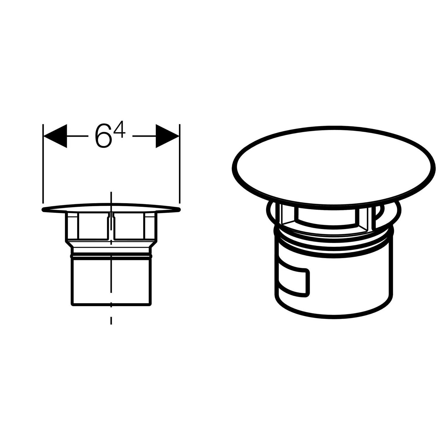 Geberit Clou Ventilabdeckung Bild 2