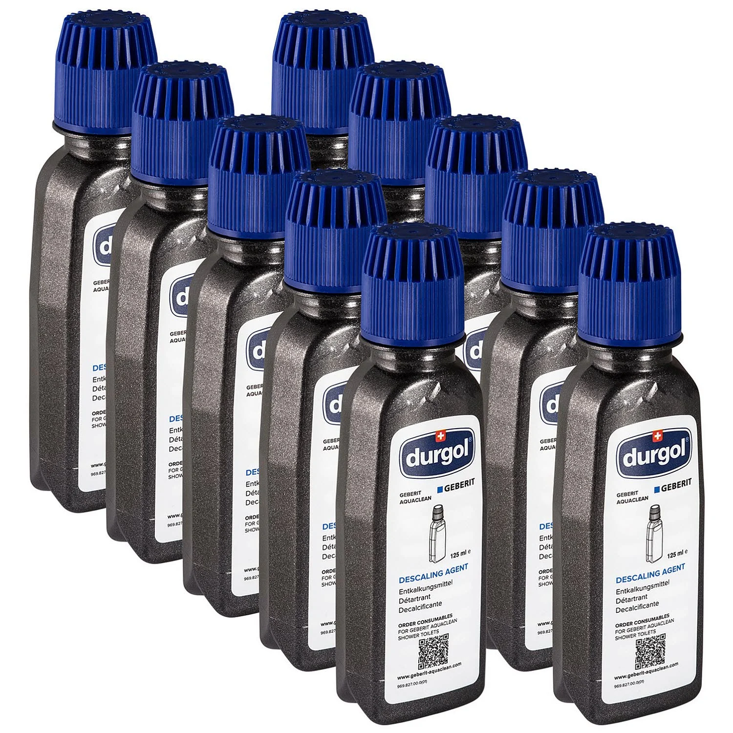 Geberit AquaClean Entkalkungsmittel 125 ml, 10 Stück