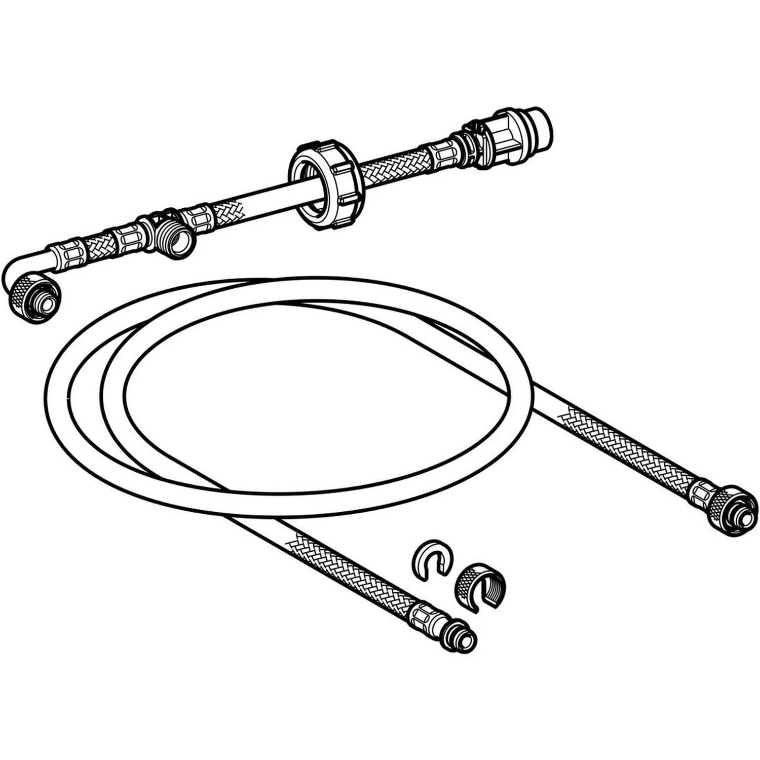 Geberit AquaClean Sela Fertigmontageset für UP200 Spülkasten Wasseranschluss 5 cm Bild 2