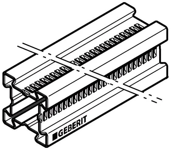 Geberit GIS Profil verzinkt Bild 2
